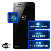 DELL XPS 8930 Desktop PC, Core i7-8700 up to 32 GB, 4 TB Storage, WiFi & Win 11