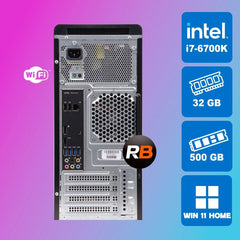 Dell XPS 8900 Quad Core i7 6700K - 4 GHz, 32 GB Ram, 500 GB NVMe, Windows 11 Hom