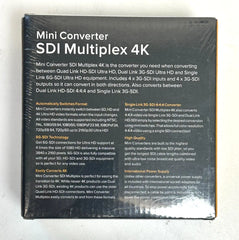 Blackmagic SDI Multiplex 4K Mini Converter 6G SDI Ultra HD / CONVMSDIMUX4K - NEW