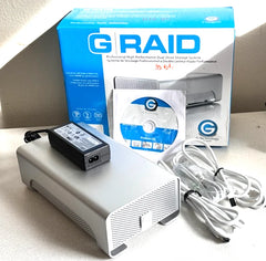 G-Technology G-Raid 4 External Hard Drive 2 TB (GR42000) Complete Bundle