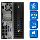 HP ProDesk 600 G2 SFF Desktop i7-6700 3.4 GHz Up to 16 GB Ram & 1 TB SSD, Win 11