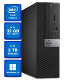 Dell OptiPlex 7050 SFF Core i5-7600 3.5 GHz up to 64GB RAM and 2TB SSD