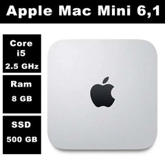 Apple Mac Min 6,1 Intel Core i5 2.5 GHz, 10 GB Ram, 500 GB SSD, Yosemite OSX