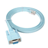 Console Cable for Cisco RJ45 Male to DB9 Female 72-3383-01 - Blue