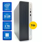 HP ProDesk 400 G4 SFF Core i5-7th Gen 3.4, up to 32 GB Ram and 2 TB Storage