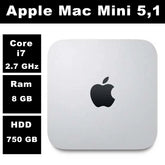 Apple Mac Min 5,1 Intel Core i7 2.7 GHz, 8 GB Ram, 750 GB SSD, El Capitan OSX
