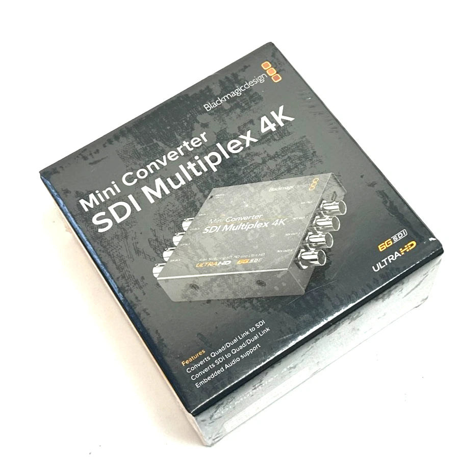 Blackmagic SDI Multiplex 4K Mini Converter 6G SDI Ultra HD / CONVMSDIMUX4K - NEW
