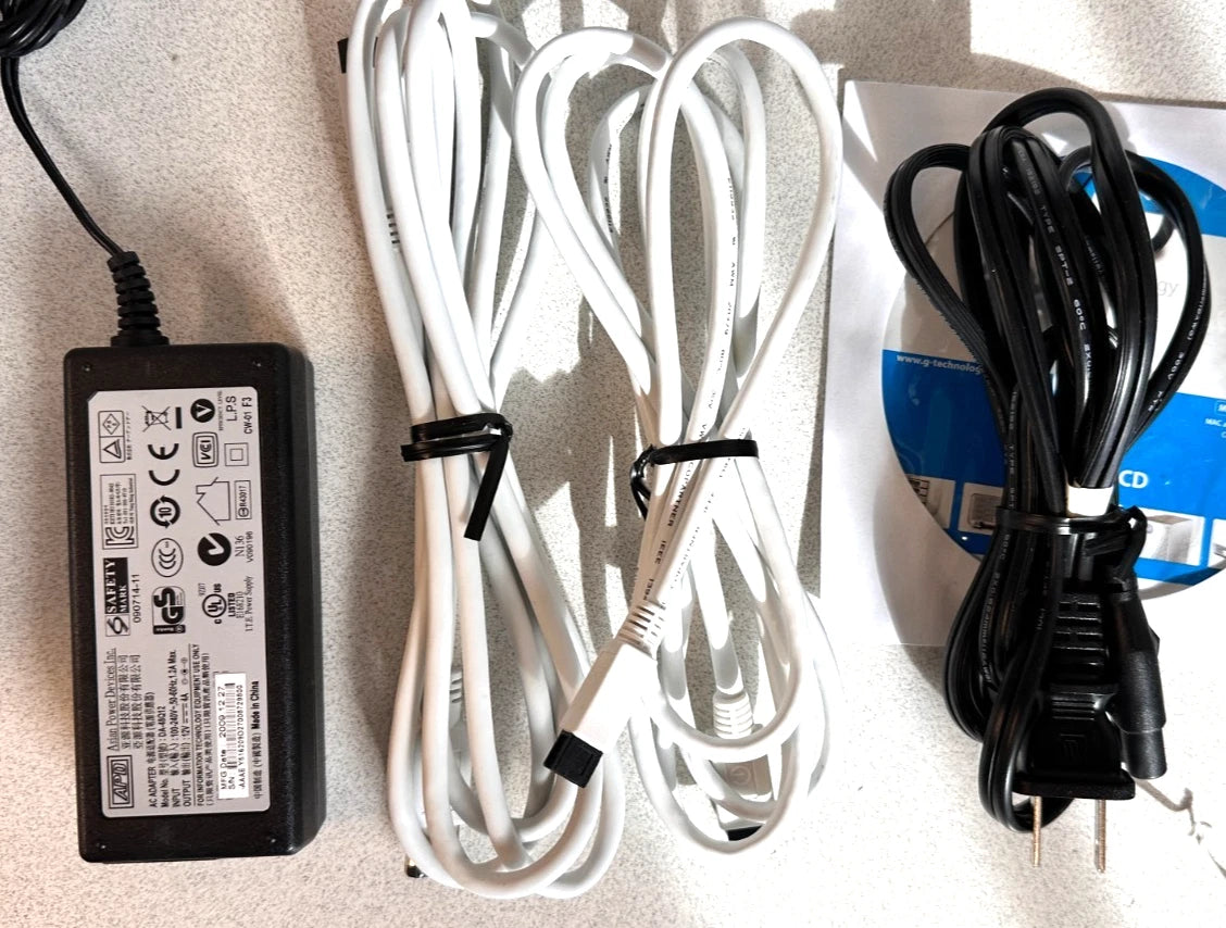 G-Technology G-Raid 4 External Hard Drive 2 TB (GR42000) Complete Bundle