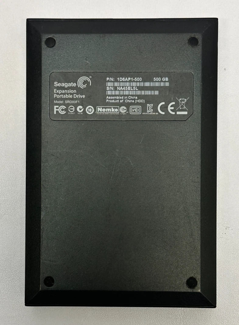 Seagate Expansion Portable 500GB USB 3.0 Bus Powered 2.5" External Hard Drive