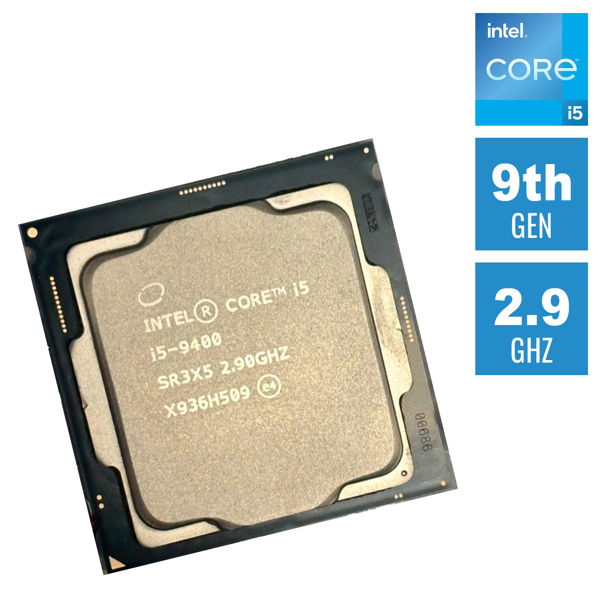 Intel Core i5-9400 2.9 GHz (Turbo 4.1 GHz) 6 Core CPU Processor LGA1151 #SR3X5