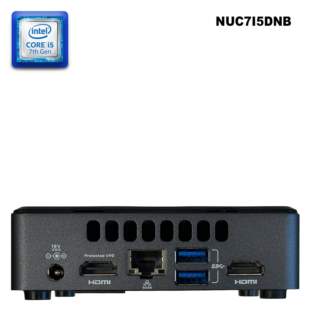 Intel NUC Mini Desktop NUC7i5DNB Intel Core i5-7th Gen 2.6 GHz, 128 M2 SSD, 8 GB