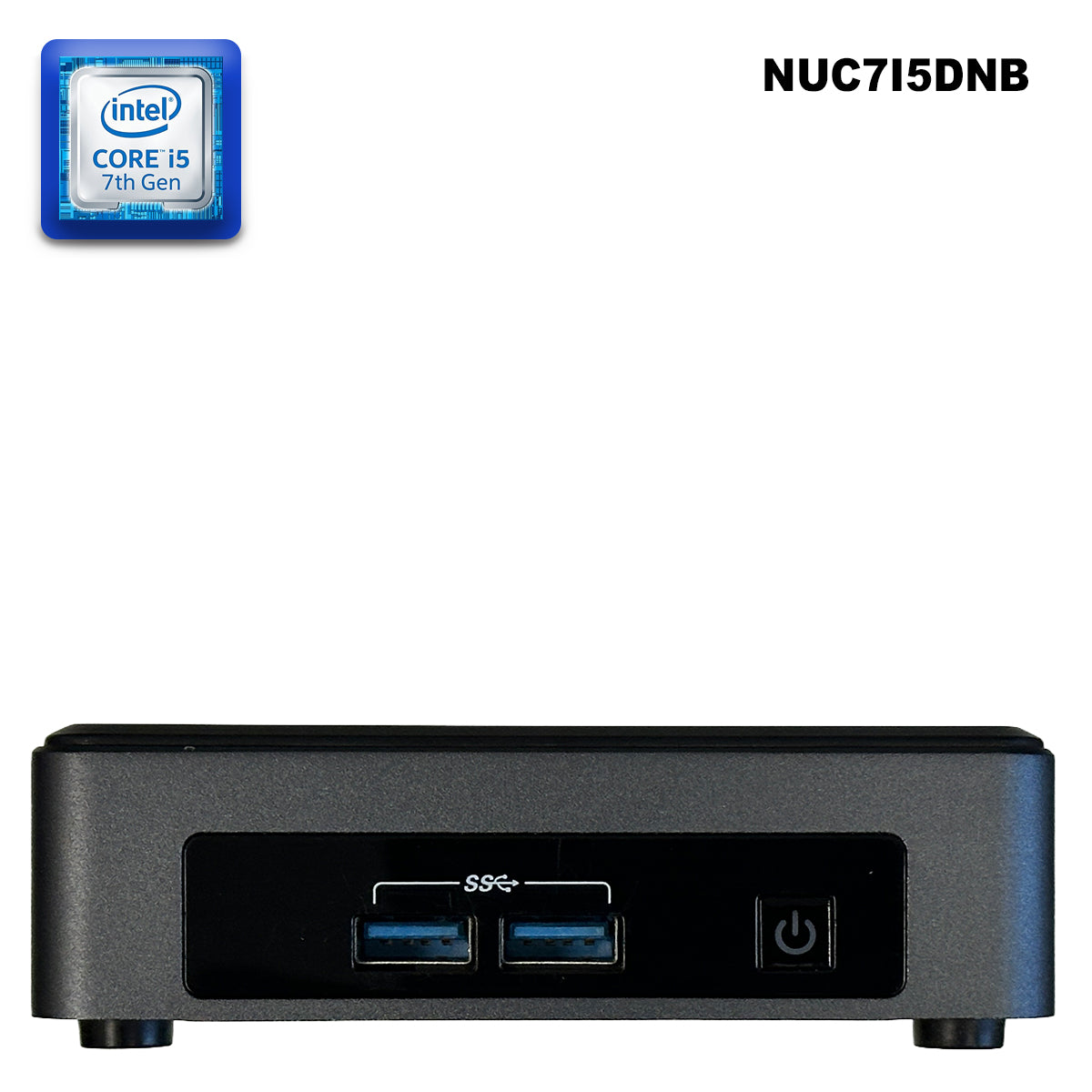 Intel NUC Mini Desktop NUC7i5DNB Intel Core i5-7th Gen 2.6 GHz, 128 M2 SSD, 8 GB