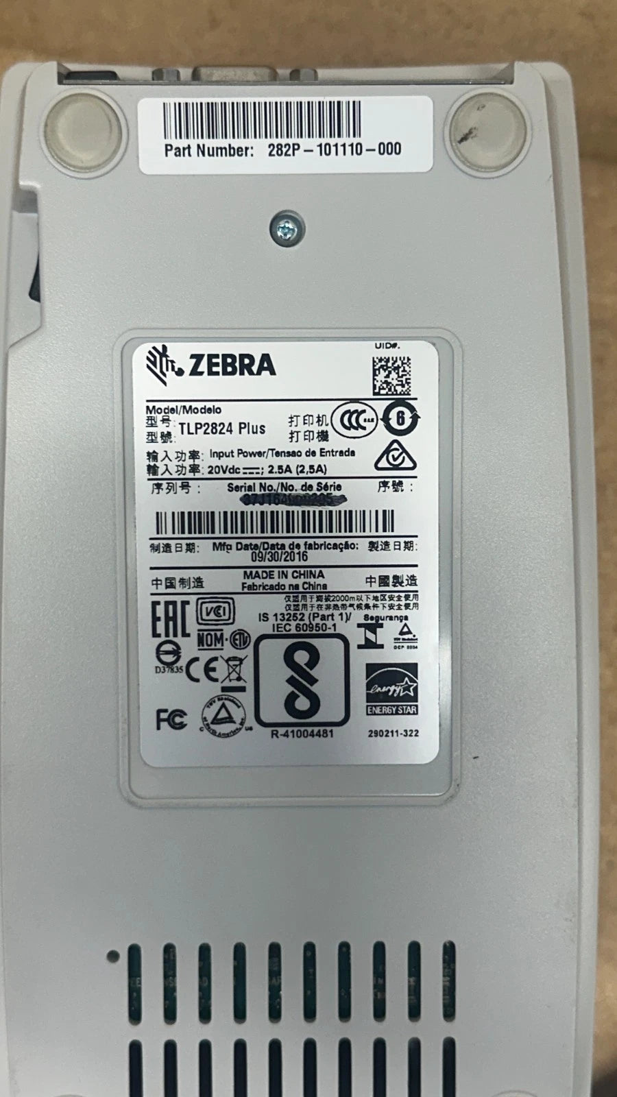 Zebra TLP 2824 Plus Thermal Label Printer | Complete Bundle