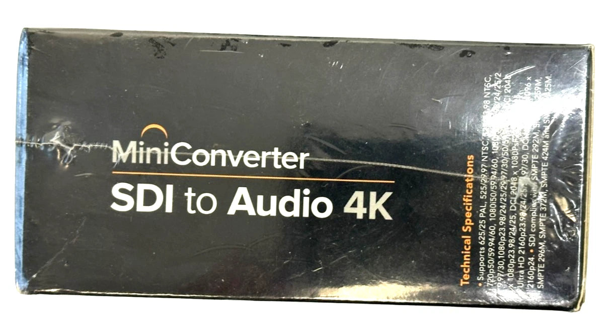 Blackmagic Mini Converter SDI to Audio 4K Ultra HD 6G SDI / CONVMCSAUD4K