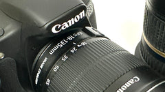 Canon EOS 60D with 2 lens EFS 18-135 mm & Tamron SP 10-24mm & Battery+ Charger