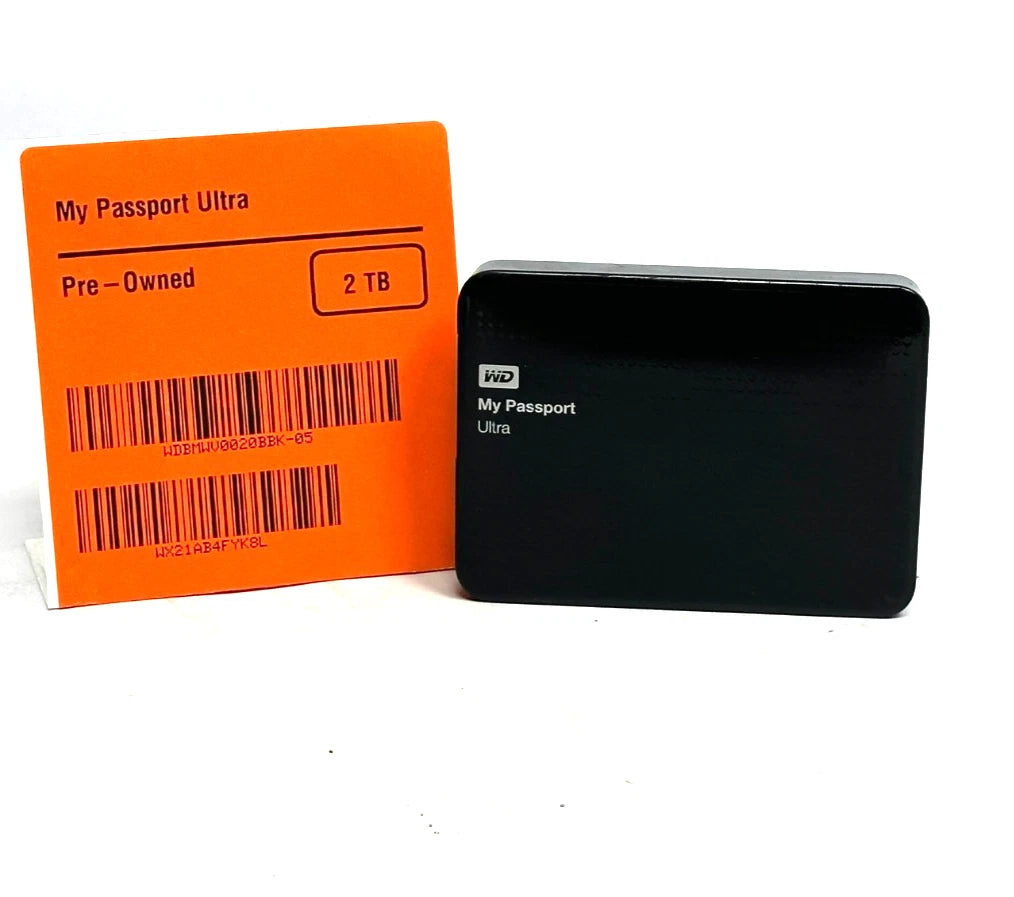WD My Passport Ultra External Hard Drive WDBMWV0020BBK-05 / 2 TB