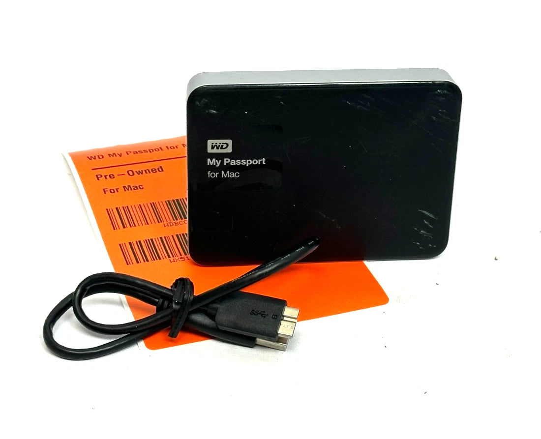 WD My Passport for Mac External Hard Drive with USB 3 / WDBCGL0020BSL-0B / 2 TB
