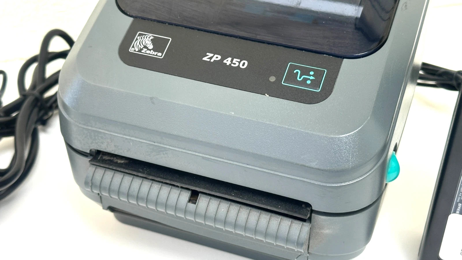 Zebra ZP450 Thermal Label Printer w USB Paralell/Serial + Power Supply & USB