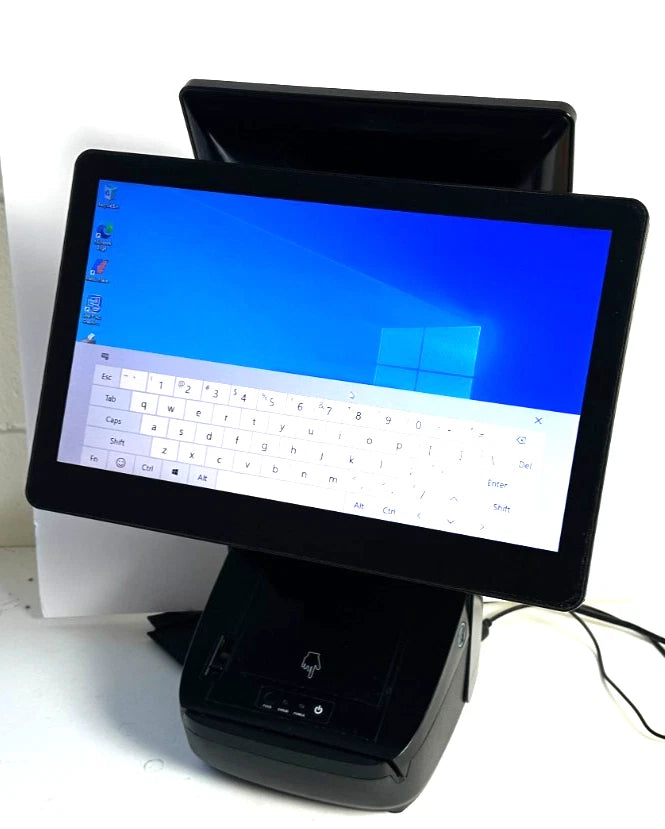 POS Touch Screen Hisense HK718E Dual Screen With Built-In Printer - Win 10 Pro