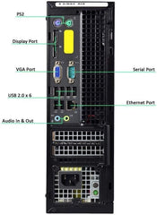 Dell OptiPlex 9020 SFF Core i7-4770 3.4 GHz 16 GB Ram 240 GB SSD, Win 11 Pro