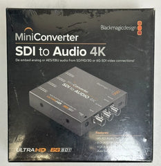 Blackmagic Mini Converter SDI to Audio 4K Ultra HD 6G SDI / CONVMCSAUD4K