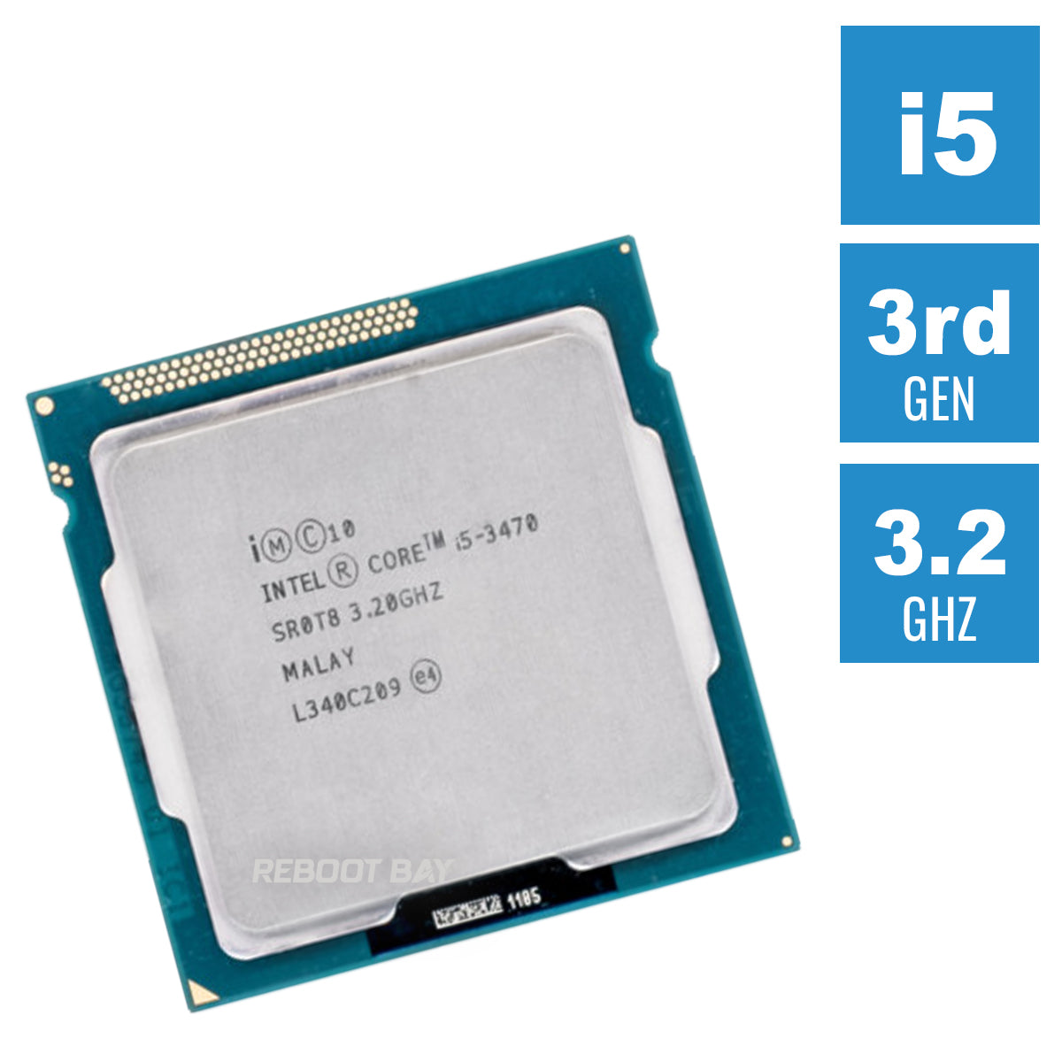 Intel Core i5-3470 3.2 GHz 5 GT/s LGA 1155 Desktop CPU Processor #SR0T8