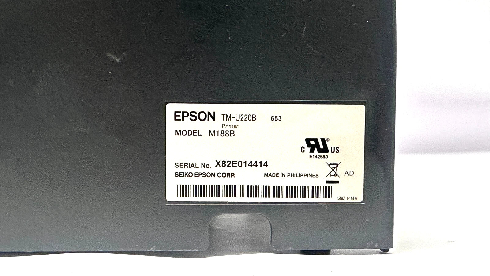 Epson TM-U220B Pos Kitchen Receipt Printer (ETHERNET, USB & Serial) Complete