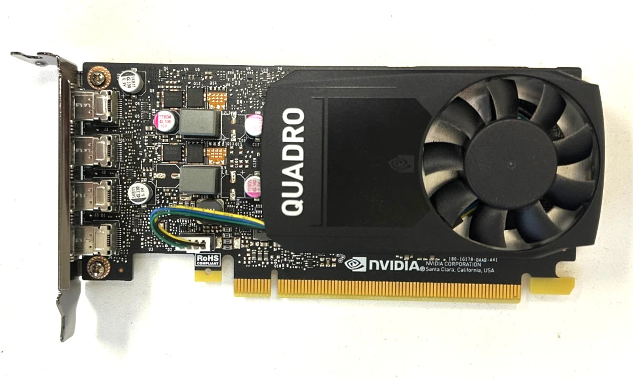 Dell NVIDIA Quadro P620 2GB GDDR5 PCIe Graphics Card P/N: 0YYYMP Low Profile