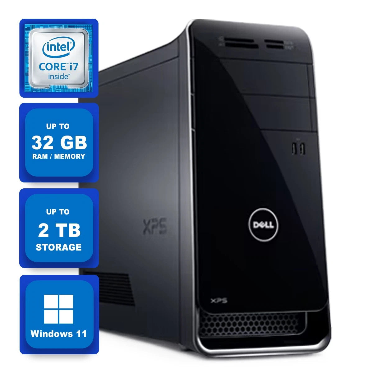 Dell XPS 8900 Quad Core i7 6700K - 4 GHz up to 32 GB Ram and 2 TB Storage