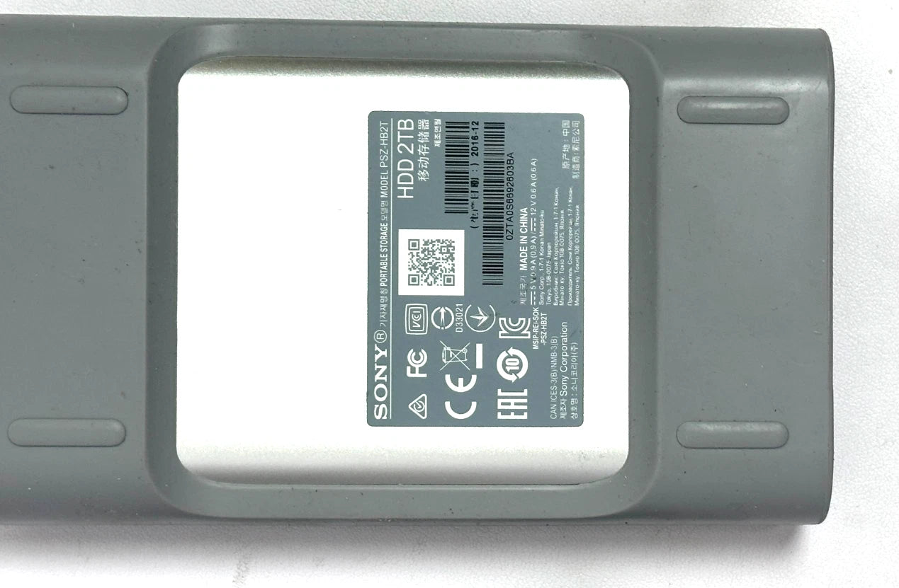 Sony PSZ-HB2T 2 TB External Hard Drive with USB 3 & Thunderbolt