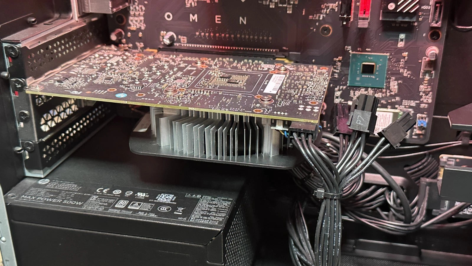 HP OMEN Gaming Desktop i7-8th Gen 3.2 GHz 16GB, NVMe 500 GB, GTX 1060, Win 11