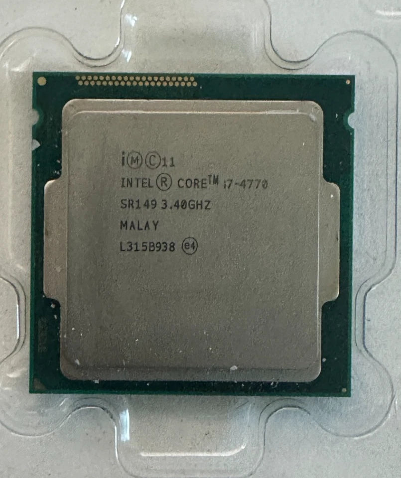 Intel Core i7-4770 3.4 GHz (3.9 GHz Turbo) LGA1150 CPU Processor SR149