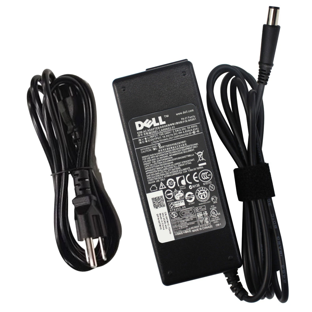 Dell LA65NS2-01 65W 19.5V 3.34A AC Adapter Charger 7.4mm