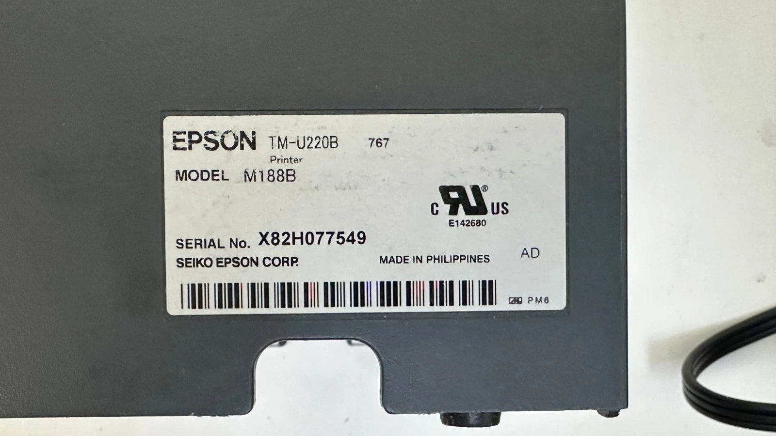Epson TM-U220B M188B POS Kitchen Receipt Printer Network + USB Complete Bundle Epson TM-U220B M188B POS Kitchen Receipt Printer Network + USB Complete Bundle