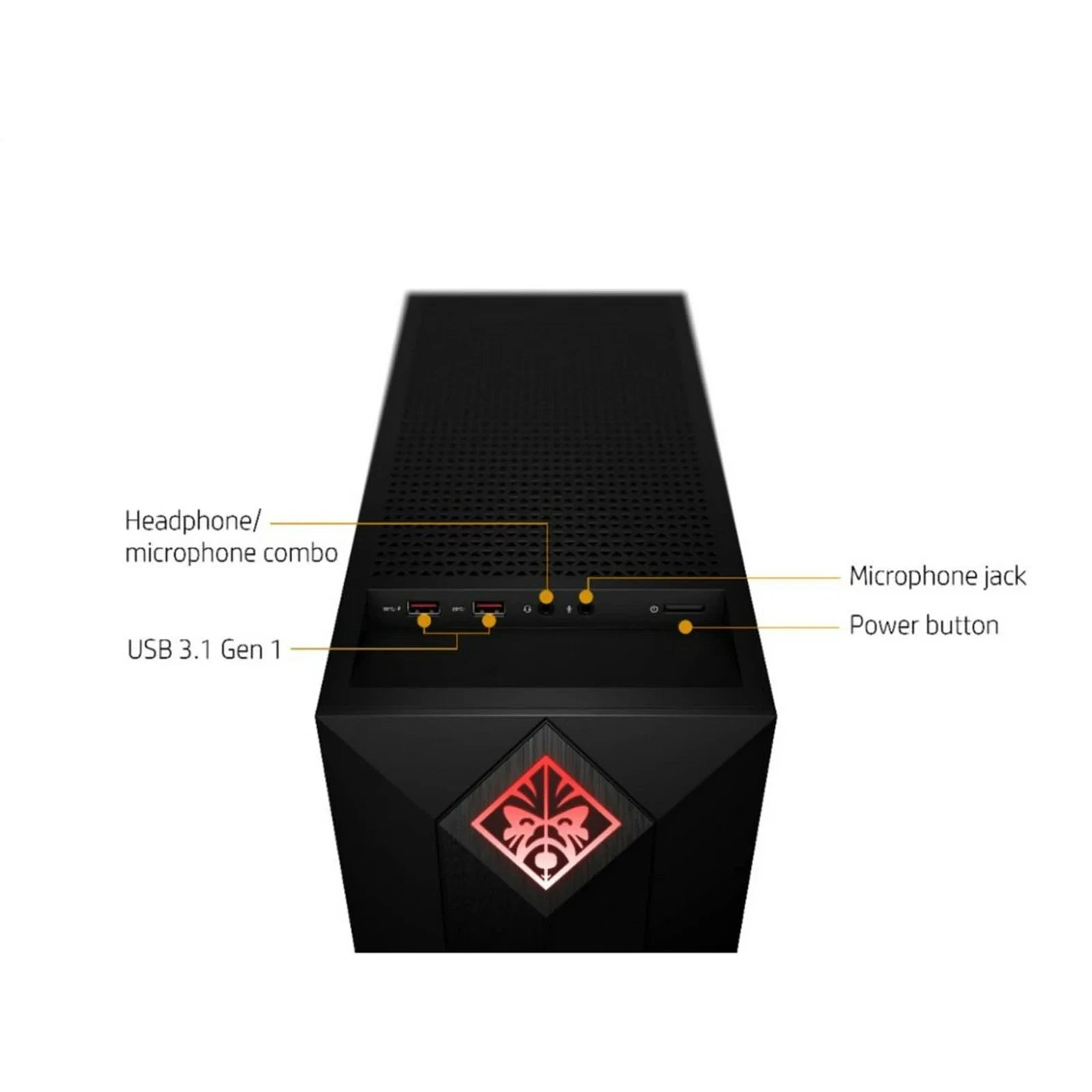 HP OMEN Gaming Desktop i7-8th Gen 3.2 GHz 16GB, NVMe 500 GB, GTX 1060, Win 11