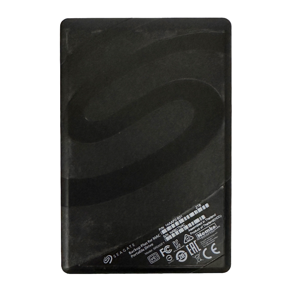 Seagate Backup Plus for Mac 1KAAP2-501 Portable External Hard Drive 2TB Capacity