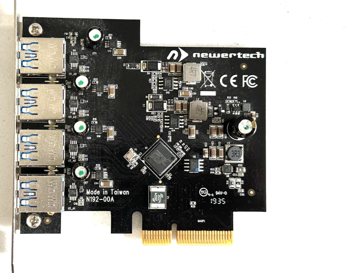 4-Port USB 3.2 (5Gb/s) PCIe Expansion Card for Mac Pro & PC