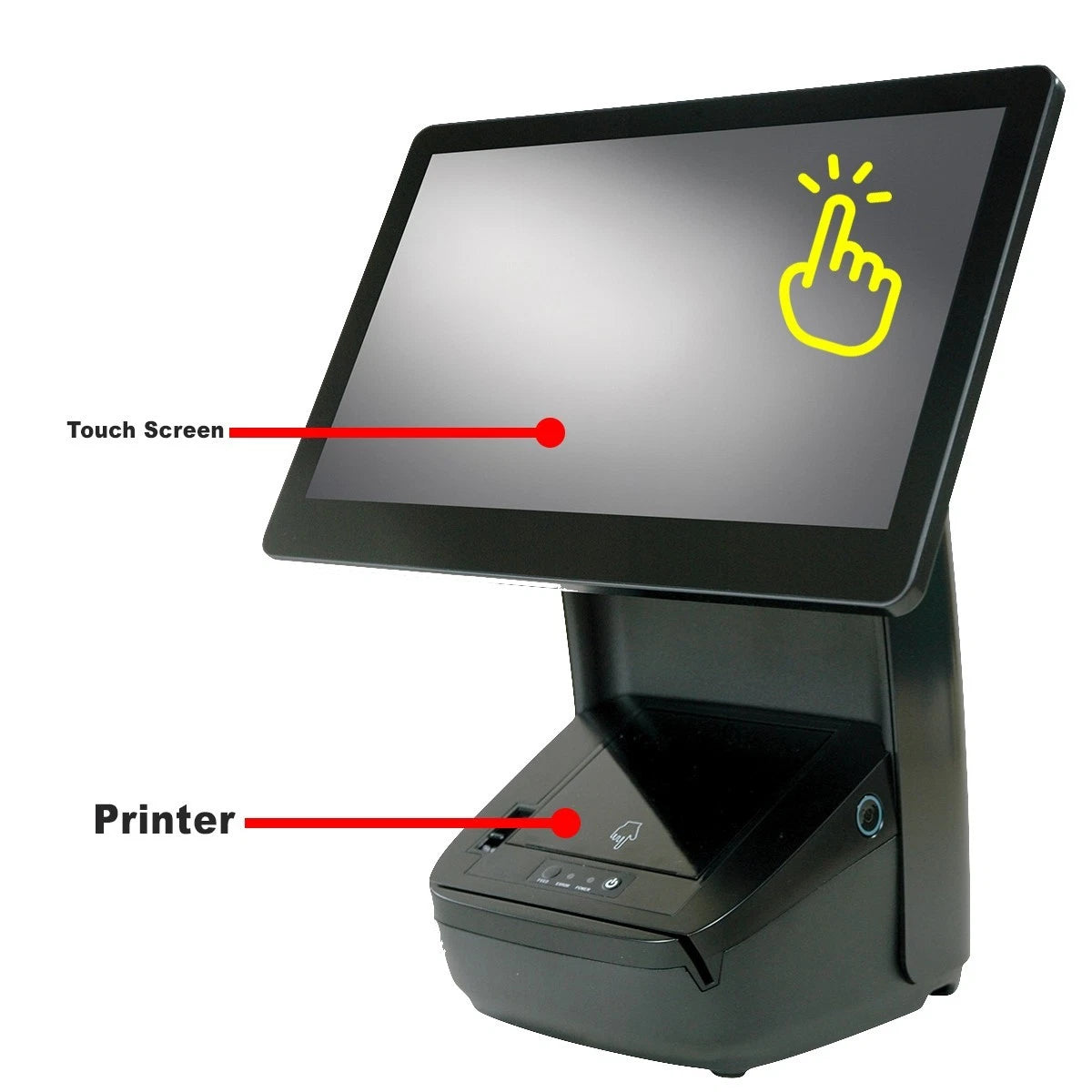 POS Touch Screen Hisense HK718E Dual Screen With Built-In Printer - Win 10 Pro