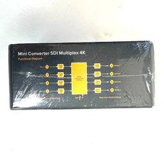 Blackmagic SDI Multiplex 4K Mini Converter 6G SDI Ultra HD / CONVMSDIMUX4K - NEW