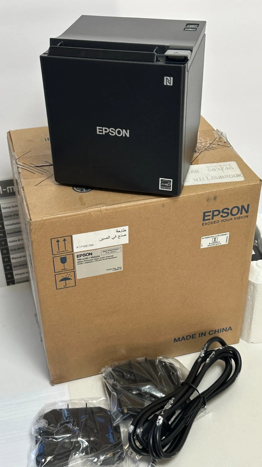 Epson TM-m30 921 M335A Thermal Receipt Printer USB Ethernet POS Epson TM-m30 921 M335A Thermal Receipt Printer USB Ethernet POS