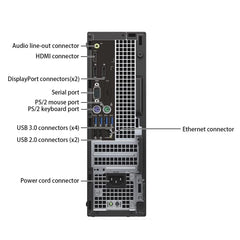 Dell OptiPlex 7050 SFF Core i5-7600 3.5 GHz up to 64GB RAM and 2TB SSD