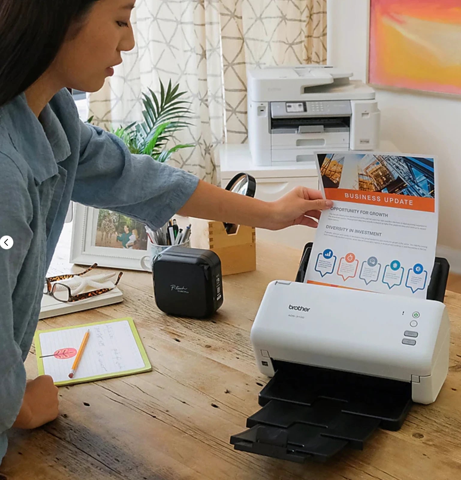 Brother ADS-3100 Duplex Document Scanner 600 DPI