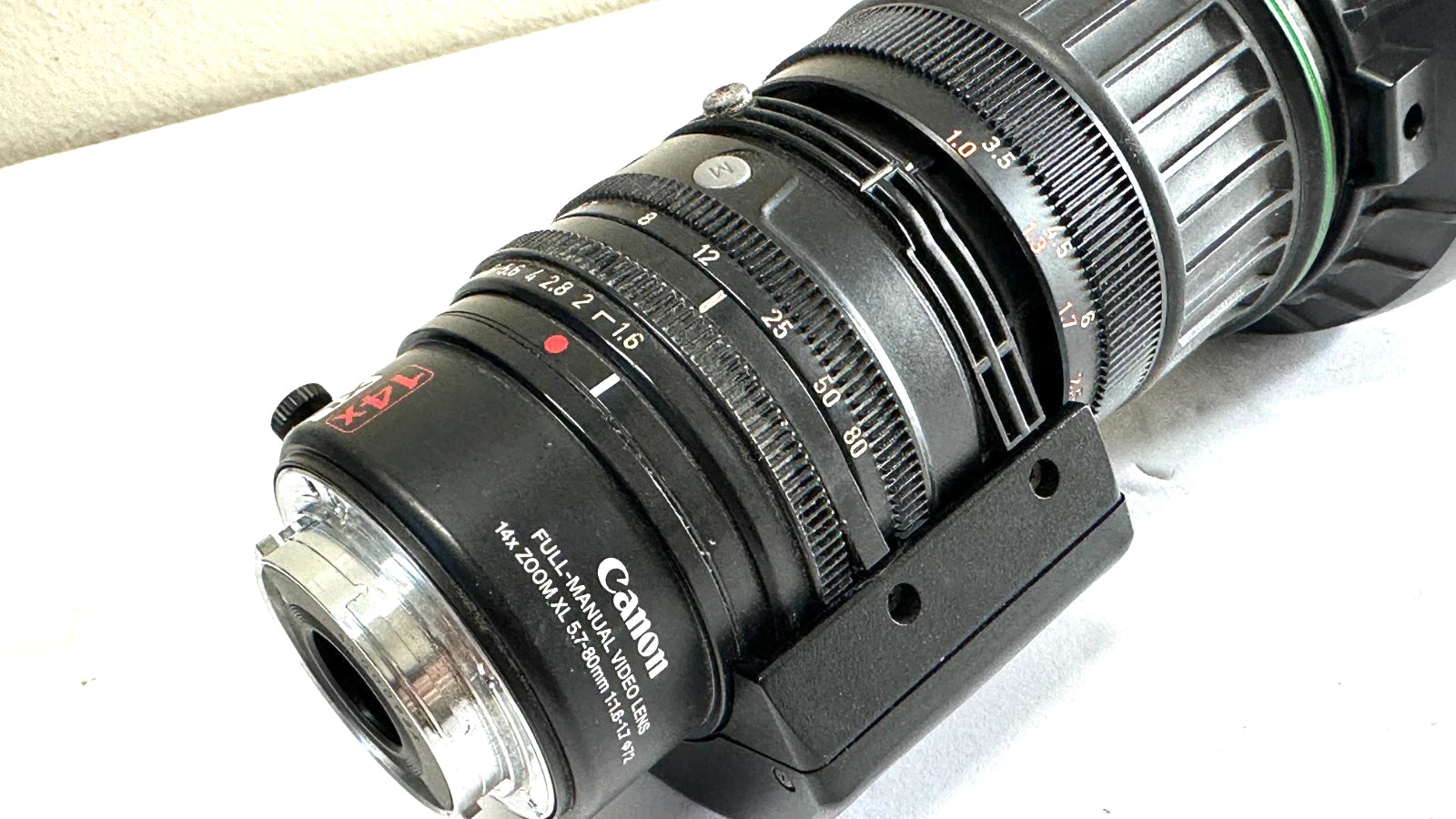 CANON XL 14x Full-Manual 5.7-80mm ZOOM VIDEO LENS With Case 2015