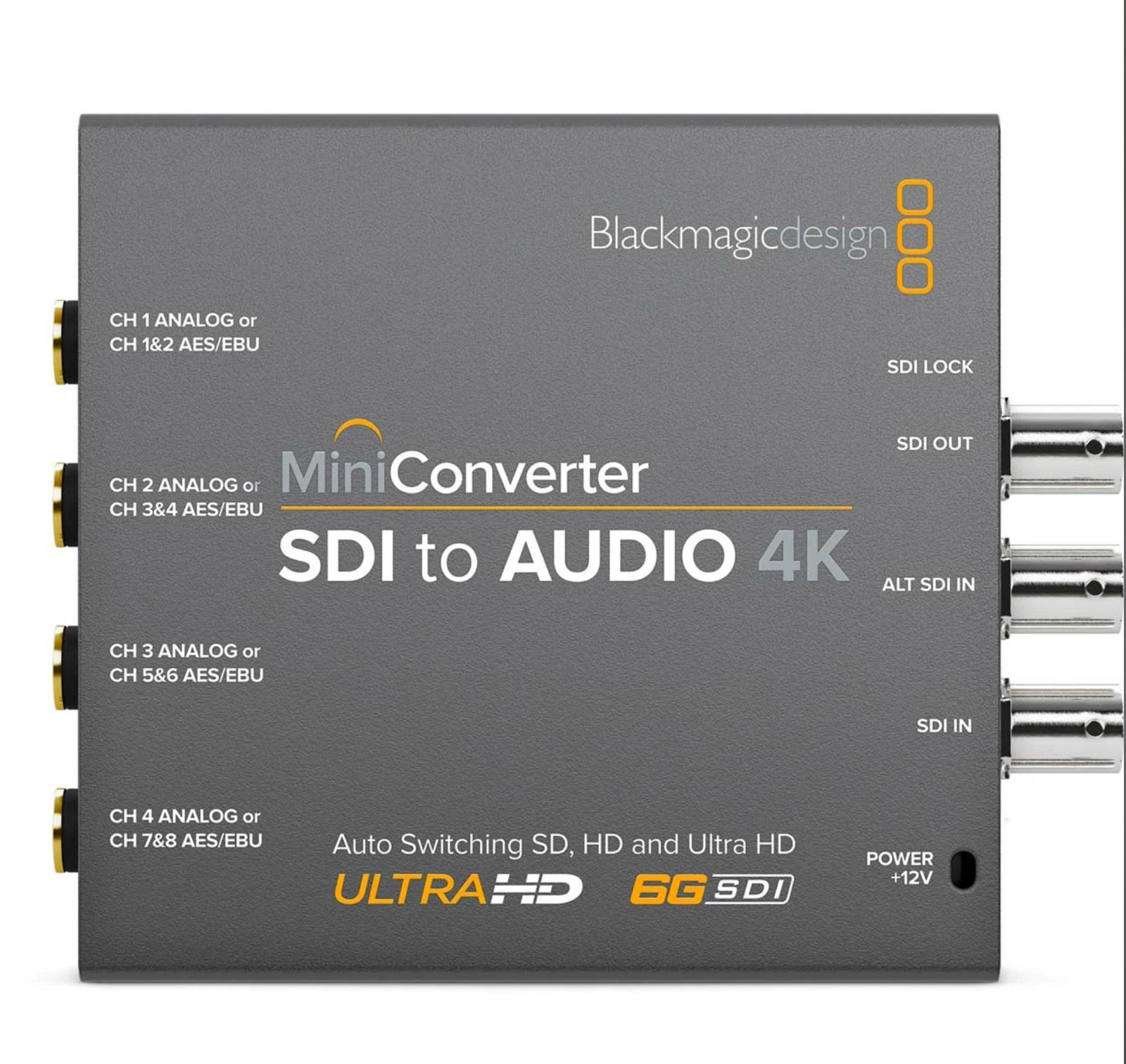 Blackmagic Mini Converter SDI to Audio 4K Ultra HD 6G SDI / CONVMCSAUD4K