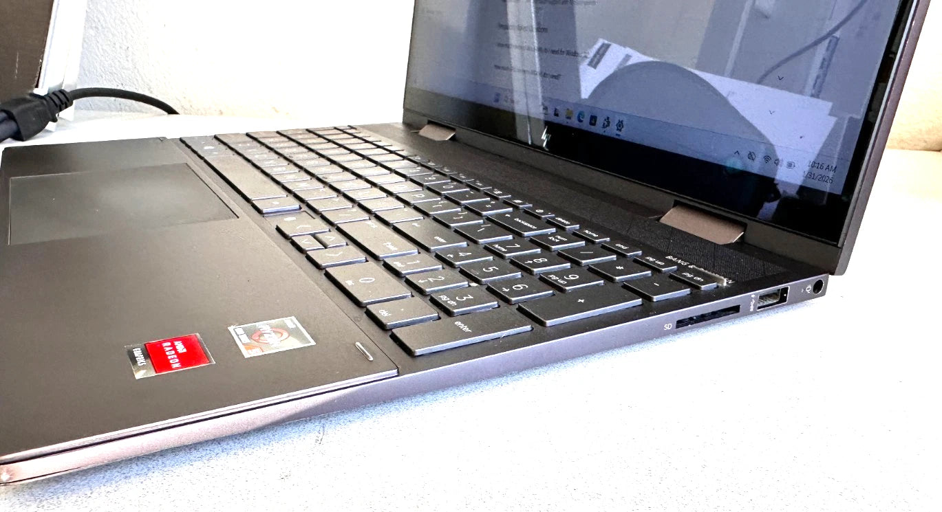 HP Envy x360 Convertible 15mm- Touch Laptop 15.6" AMD Ryzen 5, 256 GB, Win 11