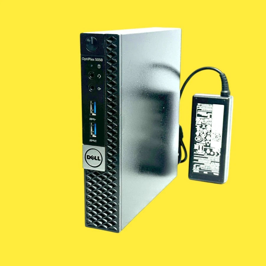 Dell Mini Desktop PC Core i5 (7th Gen) 2.8 GHz, 8 GB Ram, 500GB SSD, Win 11 Pro