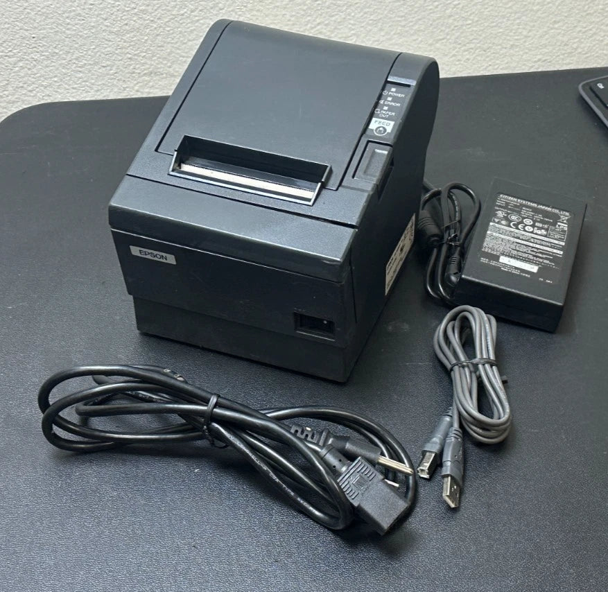 Epson TM-T88IIIP Compact Thermal POS Receipt & Ticket Printer USB – M129C Epson TM-T88IIIP Compact Thermal POS Receipt & Ticket Printer USB – M129C