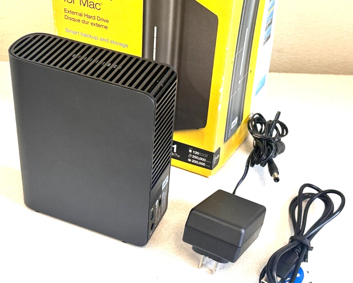 Western WD My Book for Mac External Hard Drive USB 2.0 / 1 TB