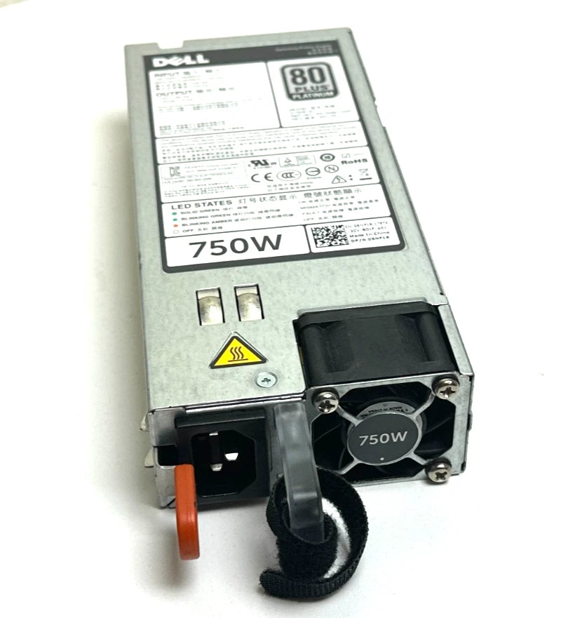 Dell 05NF18 750W 80 Plus Platinum For Dell PowerEdge R520 R620 R720 R720XD R820