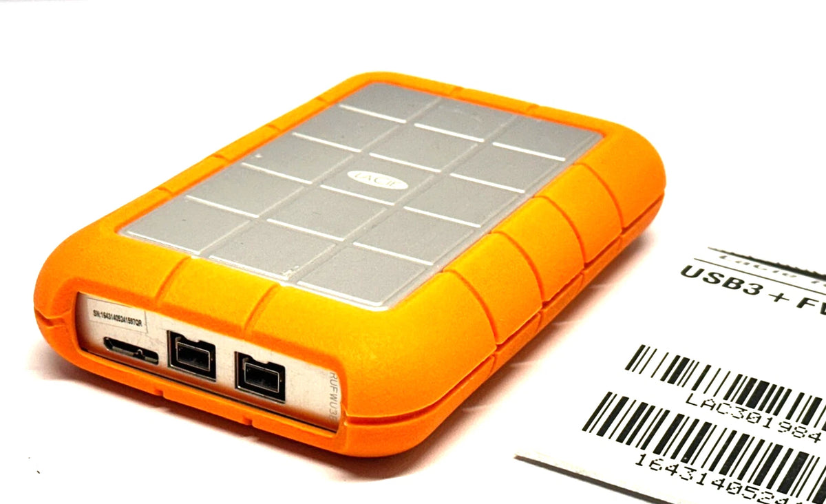 LaCie Rugged Triple 1 TB USB 3.0 FireWire 800 External Hard Drive #LAC30198